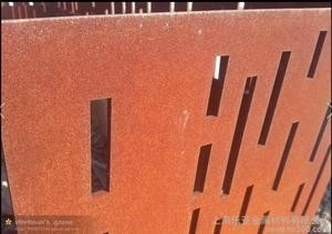 防蝕景色のためのCortenの鋼板の金属によってカスタマイズされるサイズ