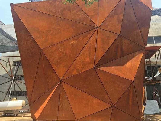 カスタマイズされた屋外は鋼鉄火ピットをcorten鋼鉄特大の火ピットおよび水ボールをcorten
